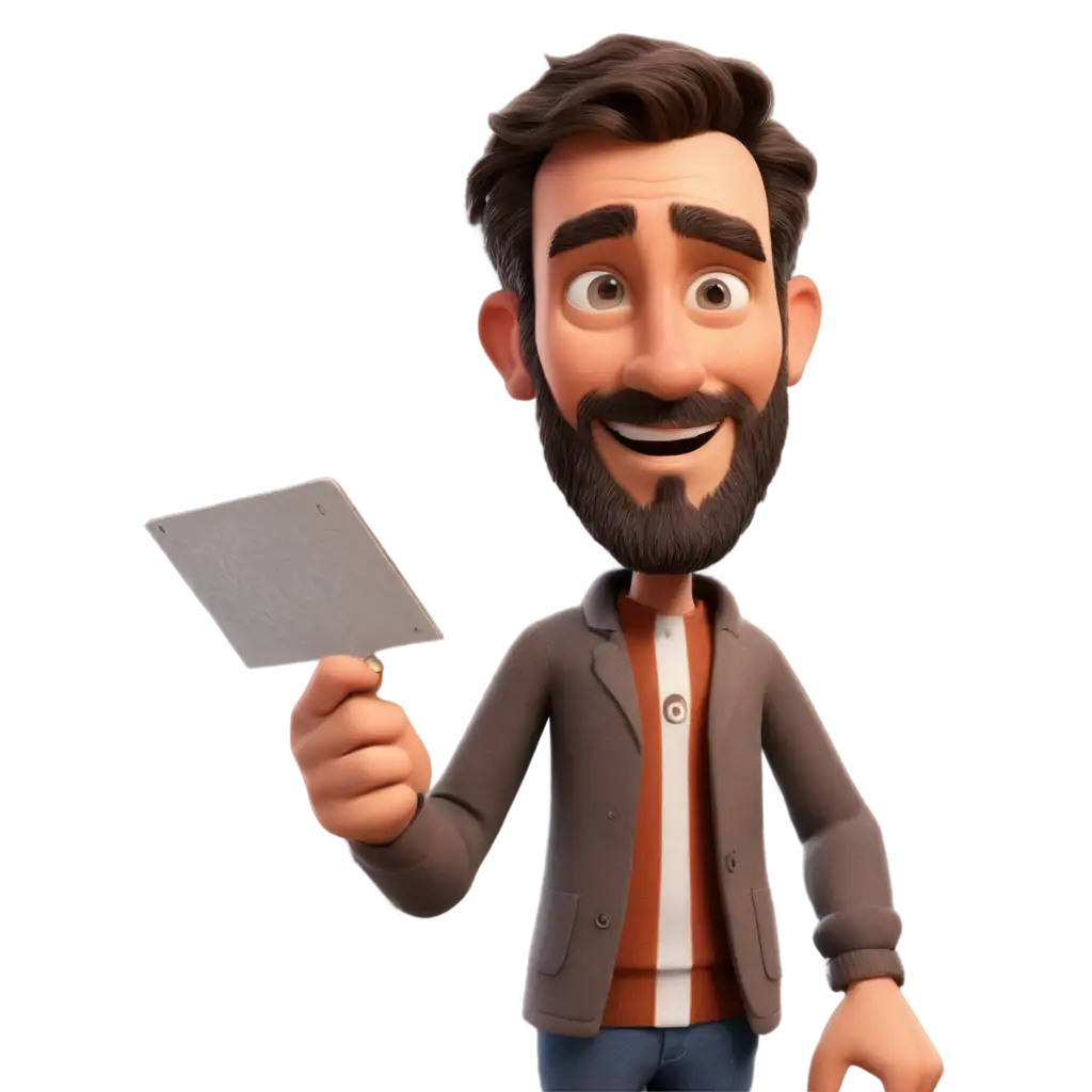 Create-a-Pixar-Style-PNG-Caricature-of-a-40YearOld-Brazilian-Graphic-Designer