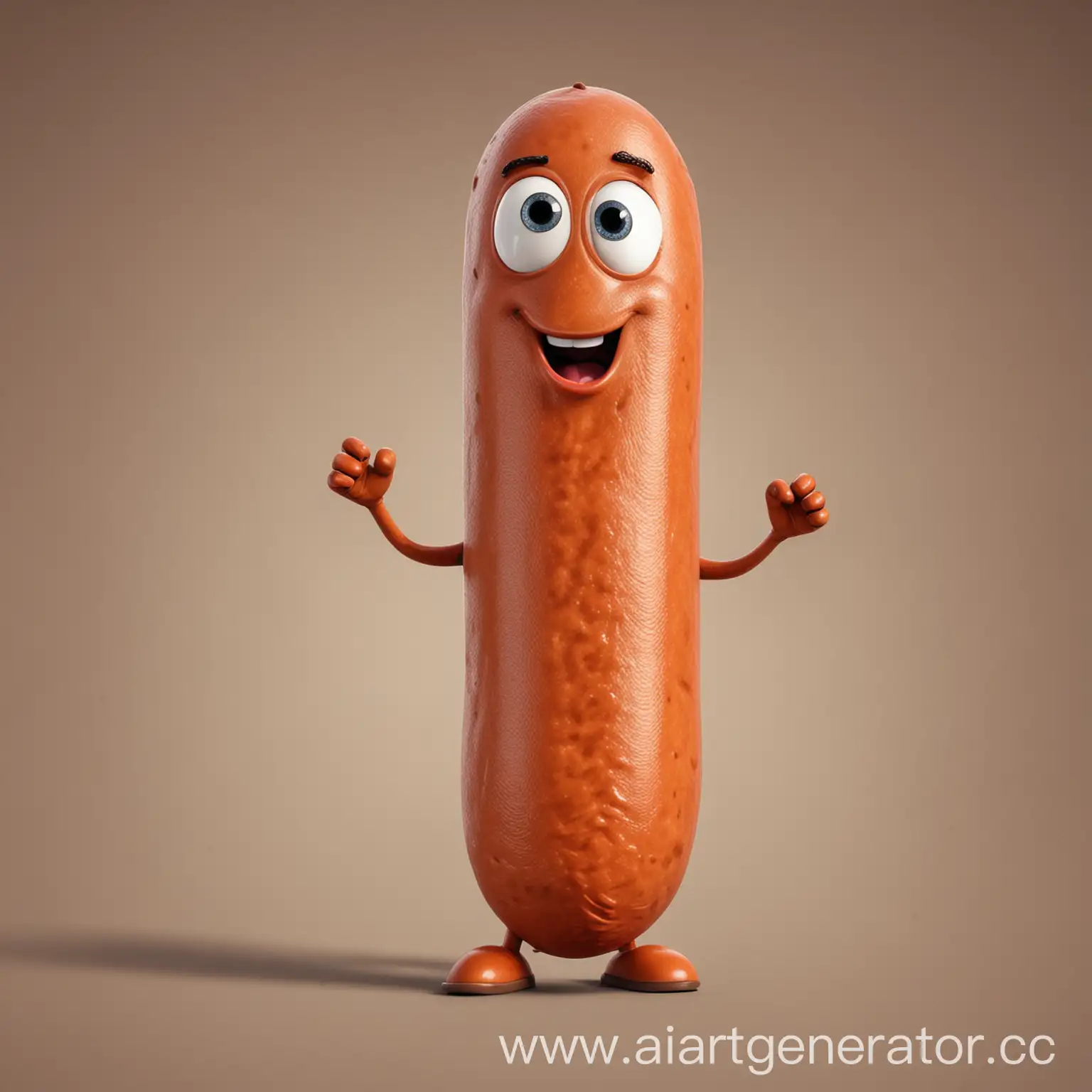 Cartoon-Character-Sausage-Main-Hero-of-the-Animated-Series