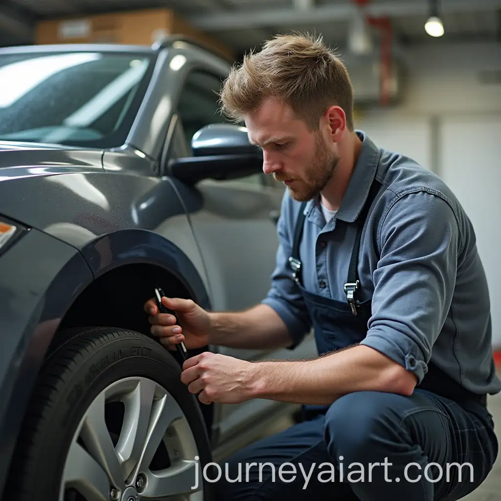 Maintenance-Workers-Repairing-Vintage-Car-Engine