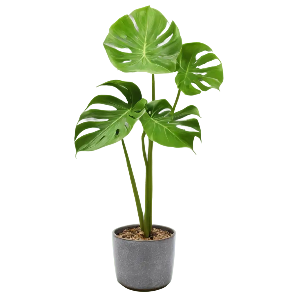 Monstera-in-a-Pot-PNG-Image-for-Home-Decor-and-Digital-Design