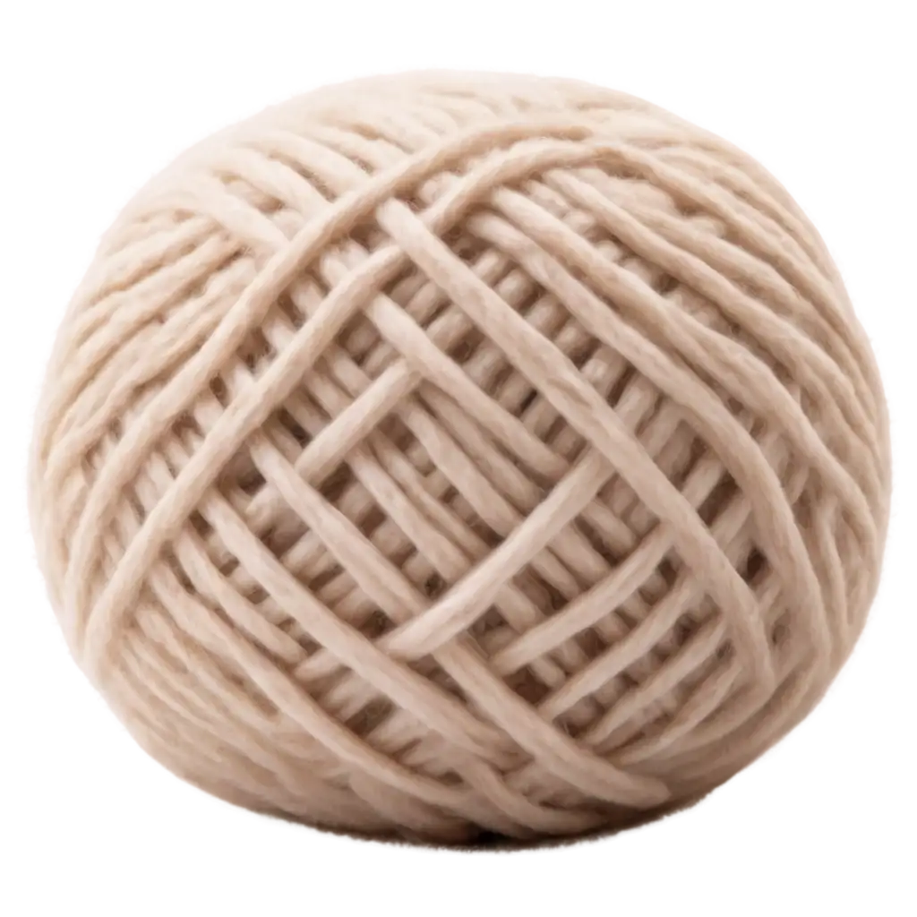 Cartoon-Ball-of-Wool-PNG-Adorable-and-Playful-Illustration