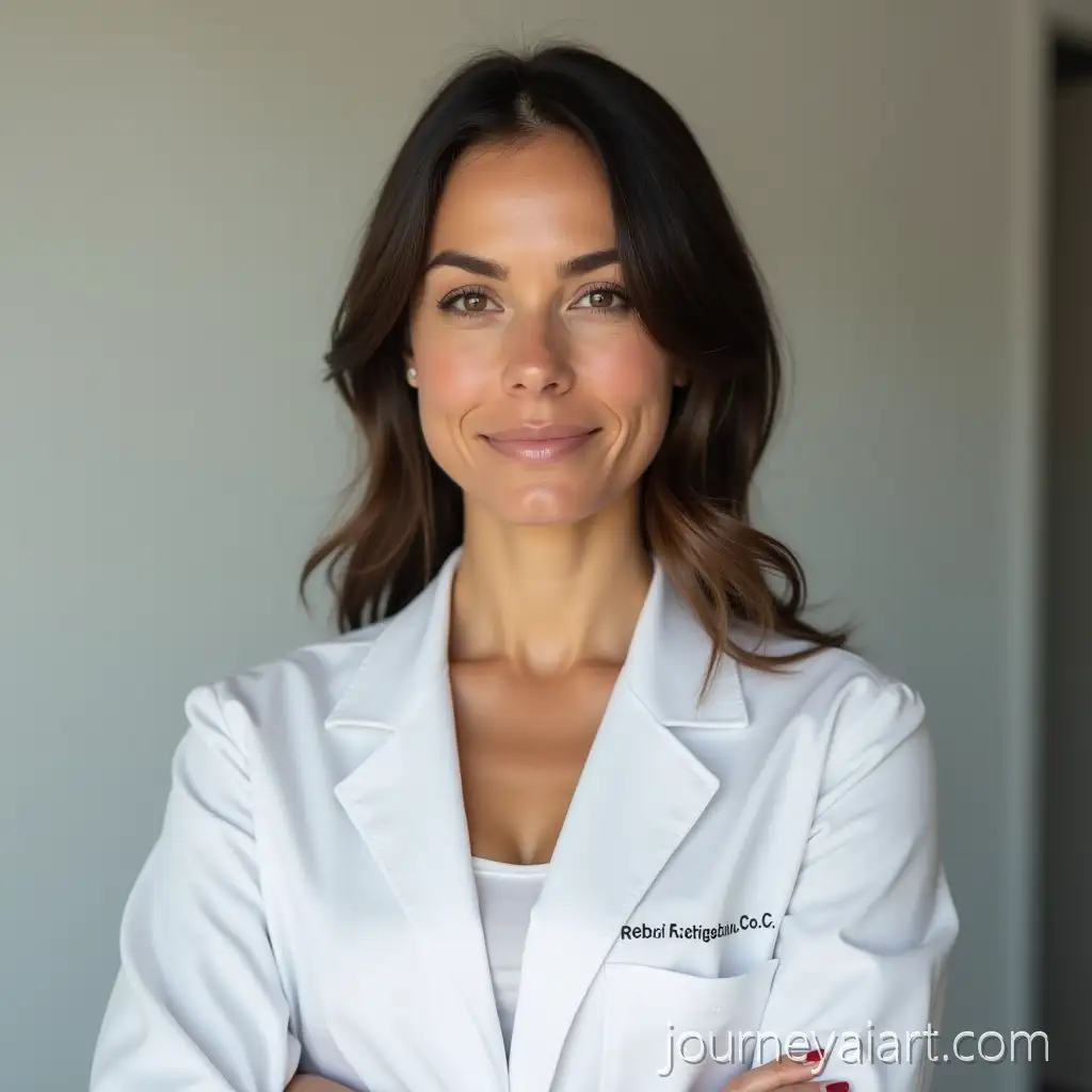 Confident-Female-Dermatologist-Exuding-CharismaConfident-dermatologist-portrait-and-Intelligence