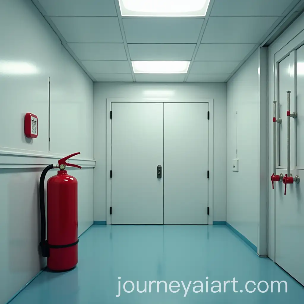 Portable-Fire-Extinguisher-in-Umbrella-Bacteriological-Laboratory