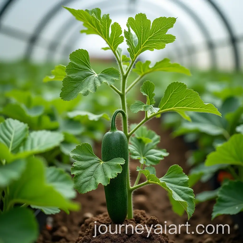 Grandfather-Tending-to-Plants-in-a-Greenhouse-with-Tomato-Cucumber-and-Lettuce