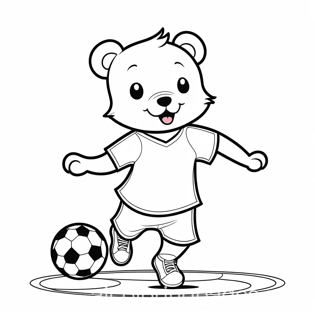 Cartoon-Animal-Soccer-Player-Coloring-Page