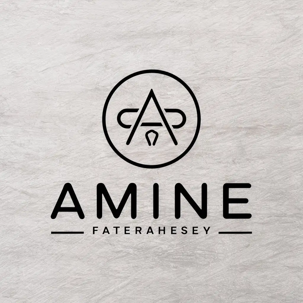 LOGO-Design-For-Amine-Elegant-Text-with-Meta-Symbol-for-Home-Family-Industry