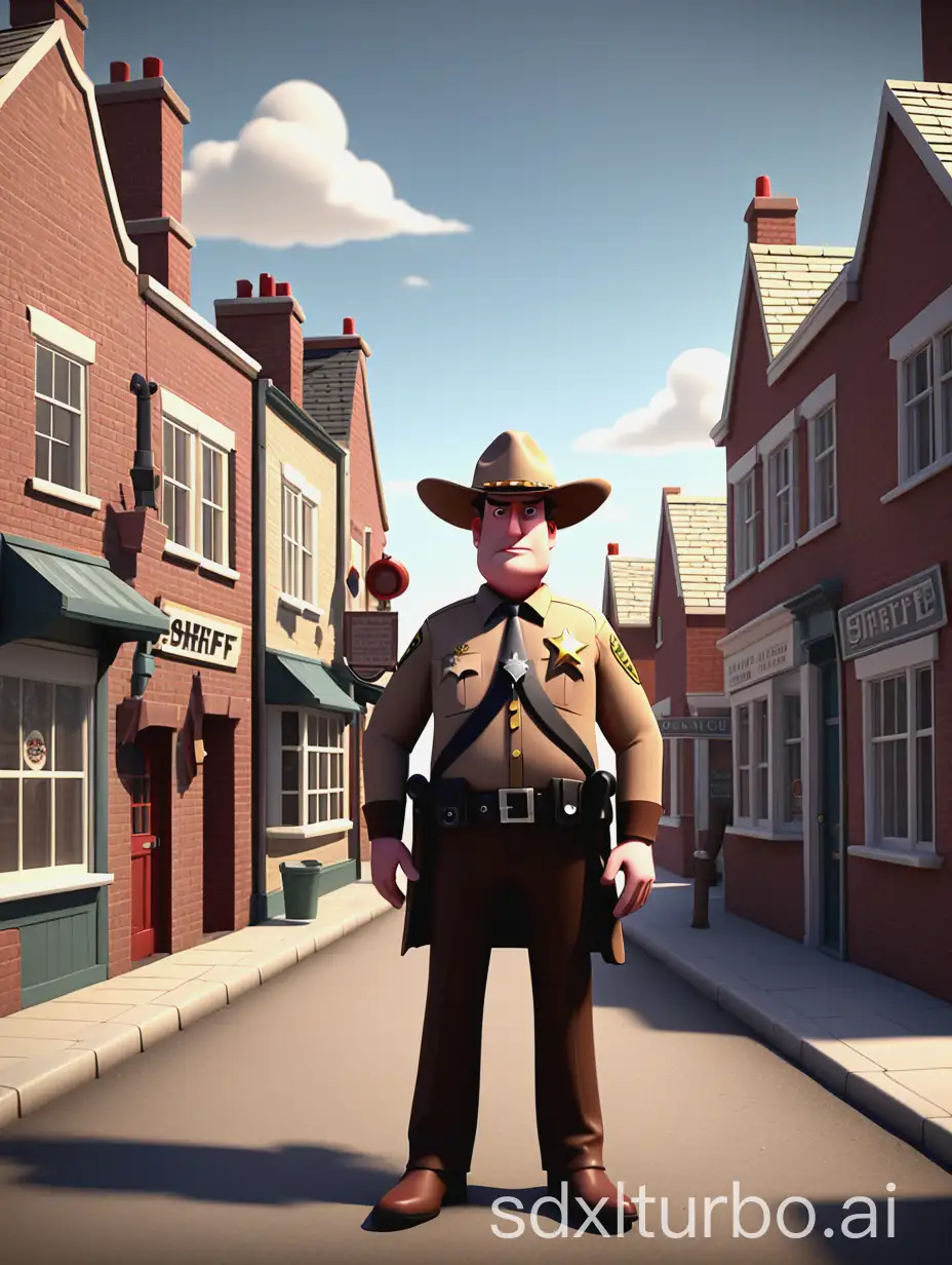 Town sherriff design animation all directions