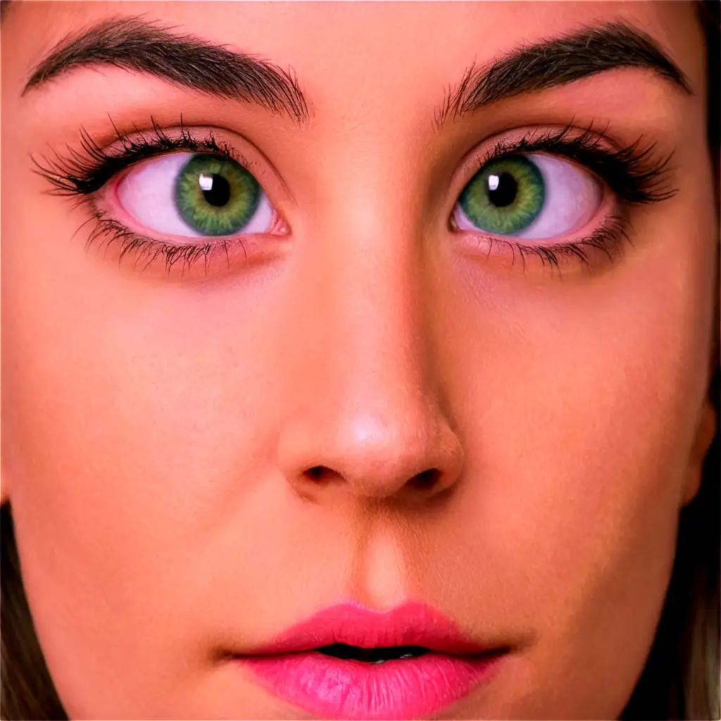 PNG-Image-of-Green-Eyes-with-Multiple-Pupils-for-Unique-Visual-Appeal