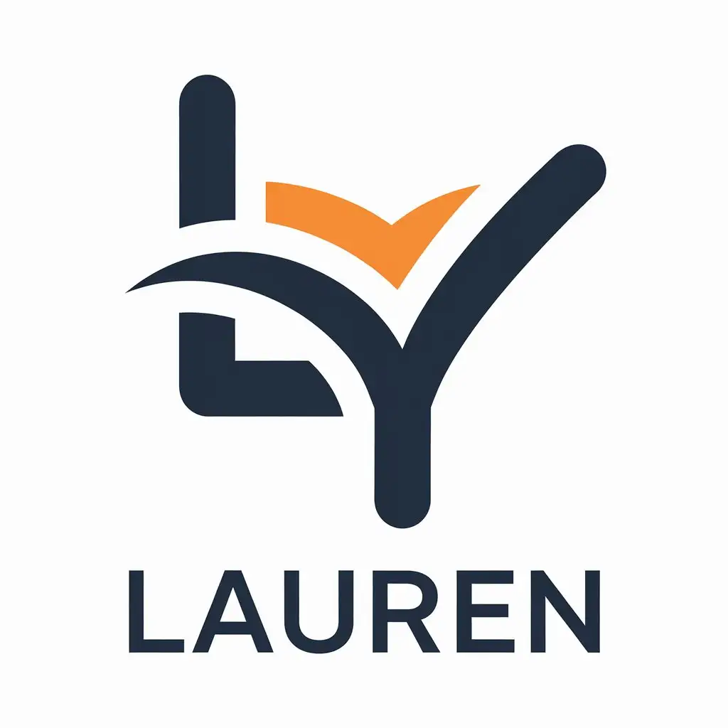 LOGO-Design-For-Lauren-Modern-LY-Initials-in-Internet-Industry