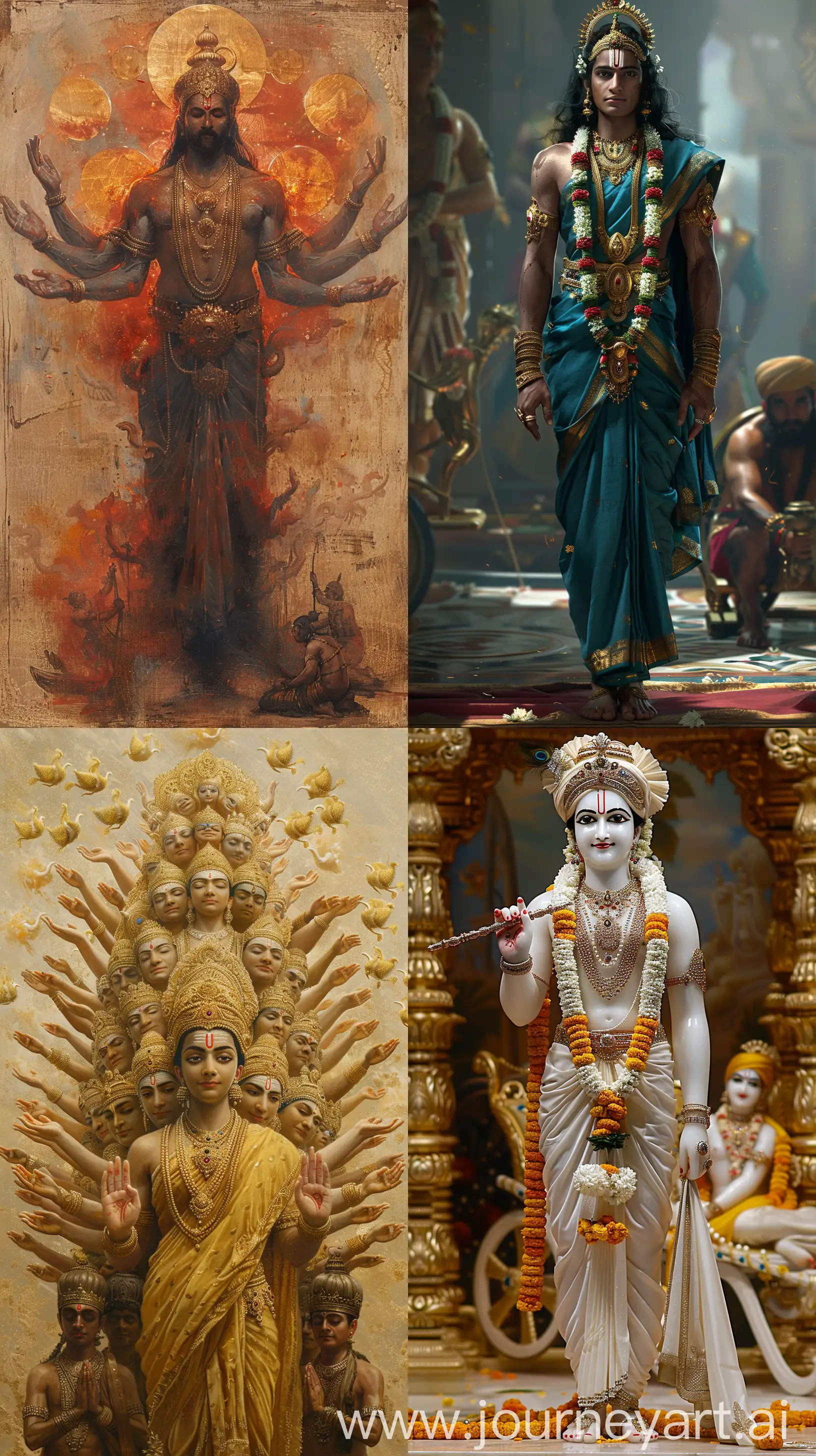 Divine-Hindu-God-Vishnu-in-Maharashtra-Setting