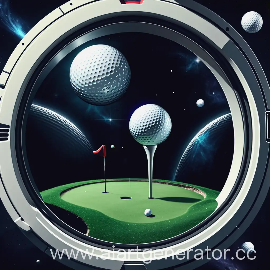 Astronauts-Playing-Golf-on-an-Alien-Planet