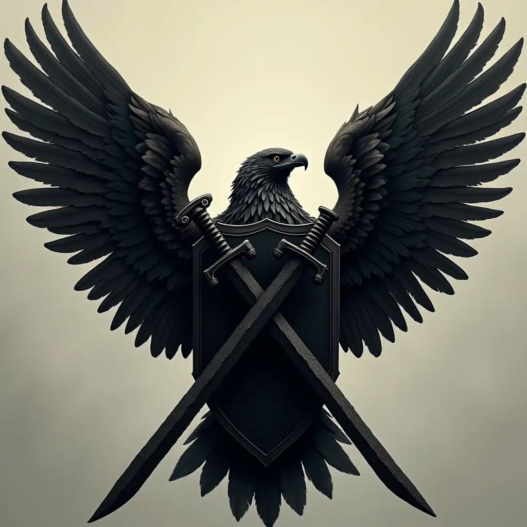 Black-Swords-and-Eagle-Wings-Symbolizing-Strength