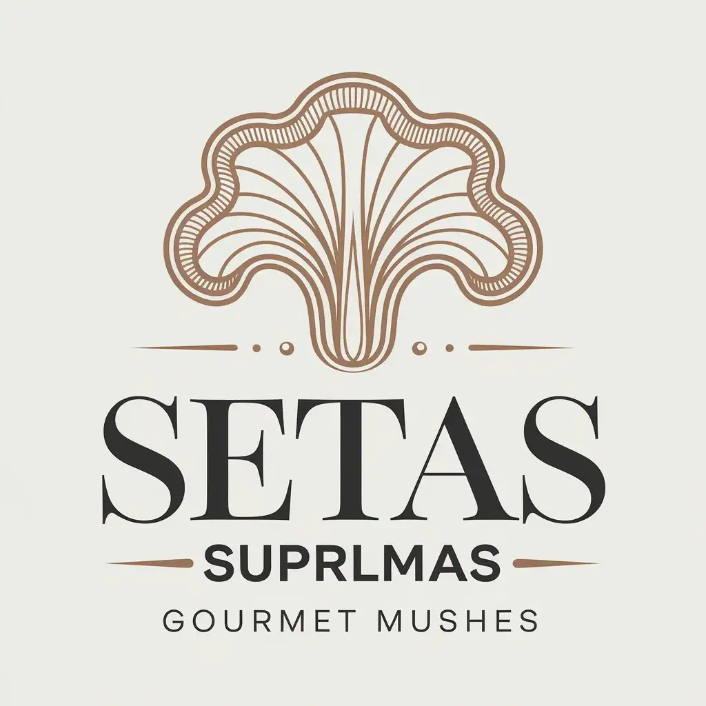 LOGO Design for Gourmet Mushes Earthy Tones with Elegant Mushroom Theme