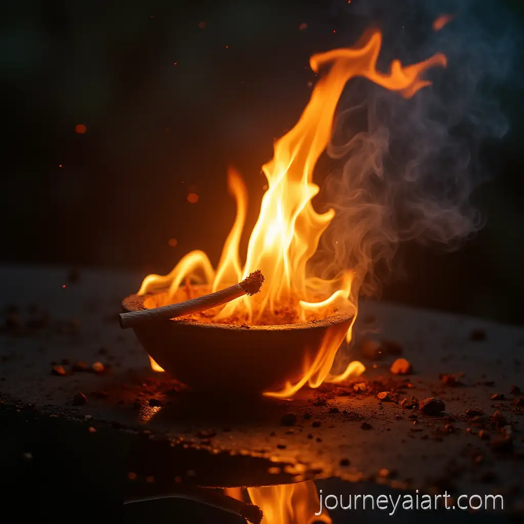 Burning-Letters-Melting-Candles-and-Fading-Dreams-A-Symbolic-Exploration-of-Loss-and-Reflection