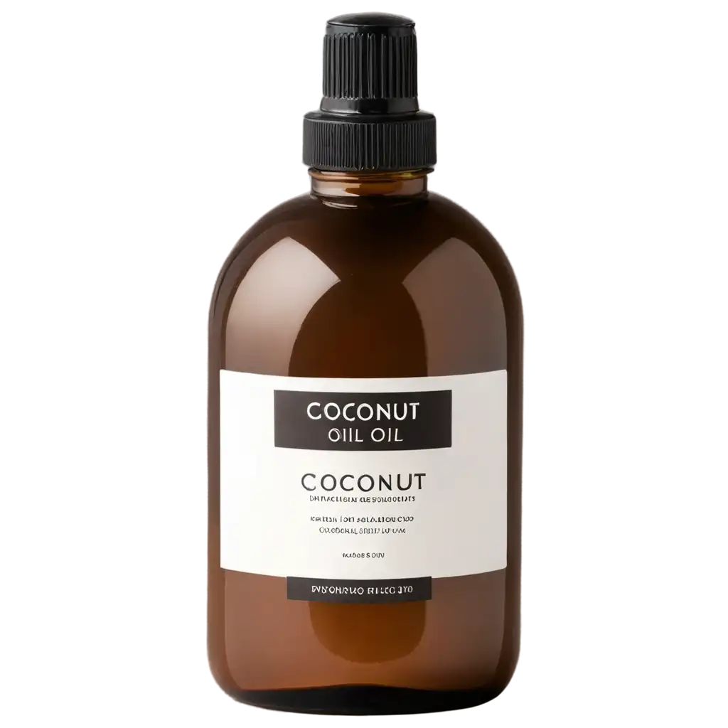 Coconut-Oil-Brown-Glass-Jar-PNG-with-White-Label-HighQuality-Image-for-Online-Use