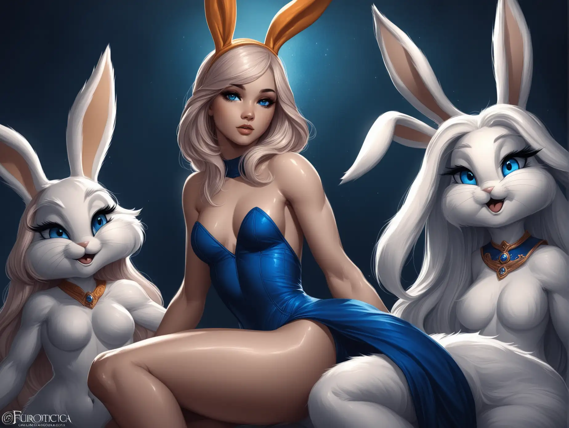 Fantasy-Bunny-Character-with-Blue-Eyes-in-Furry-Style-Art