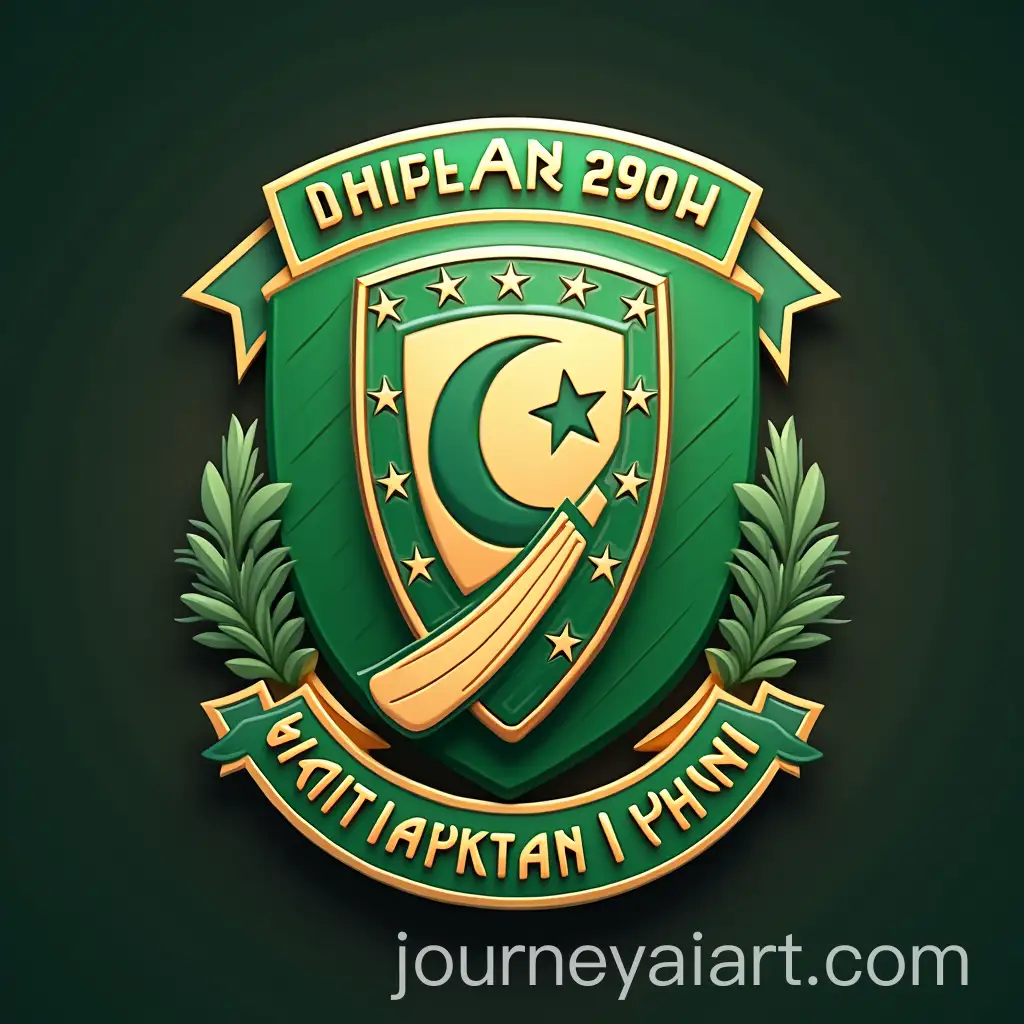 3D-Logo-of-Peshawar-DCPSL-Cricket-Tournament-with-Landmark-in-Khyber-Pakhtunkhwa