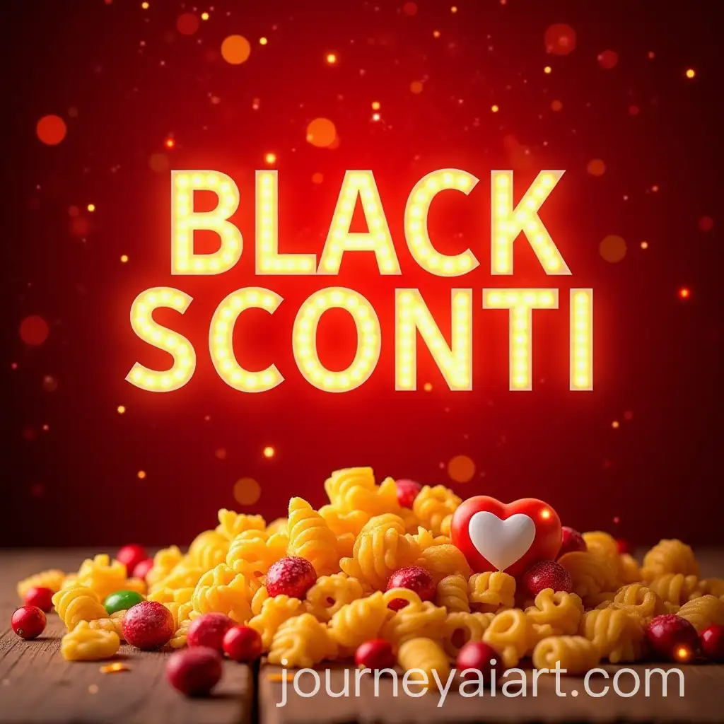 Vibrant-Black-Friday-Advertisement-with-Festive-Pasta-and-Heart-Decorations