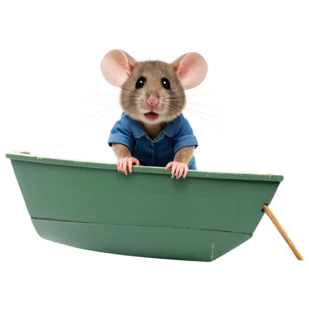 Mouse on a boat