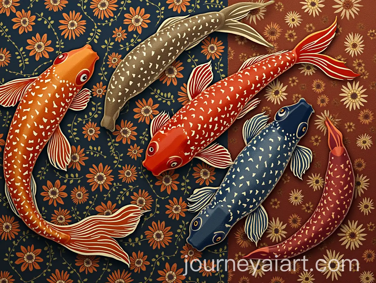 Batik-Design-Collaboration-Featuring-Koi-Jenitri-Mahogany-Leaves-and-Sendang-Karplos
