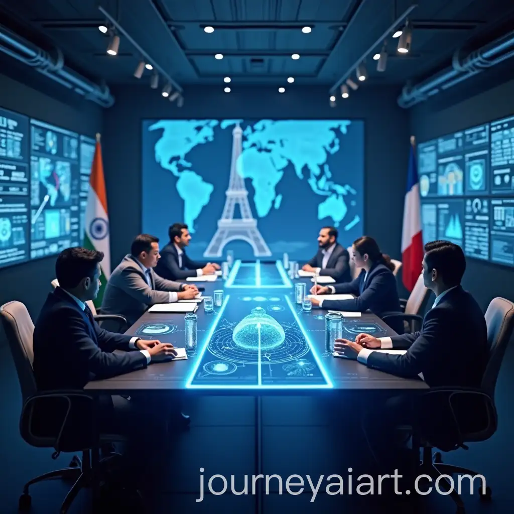 Indian-and-French-Officials-Discuss-AI-Governance-at-HighTech-Diplomatic-Roundtable