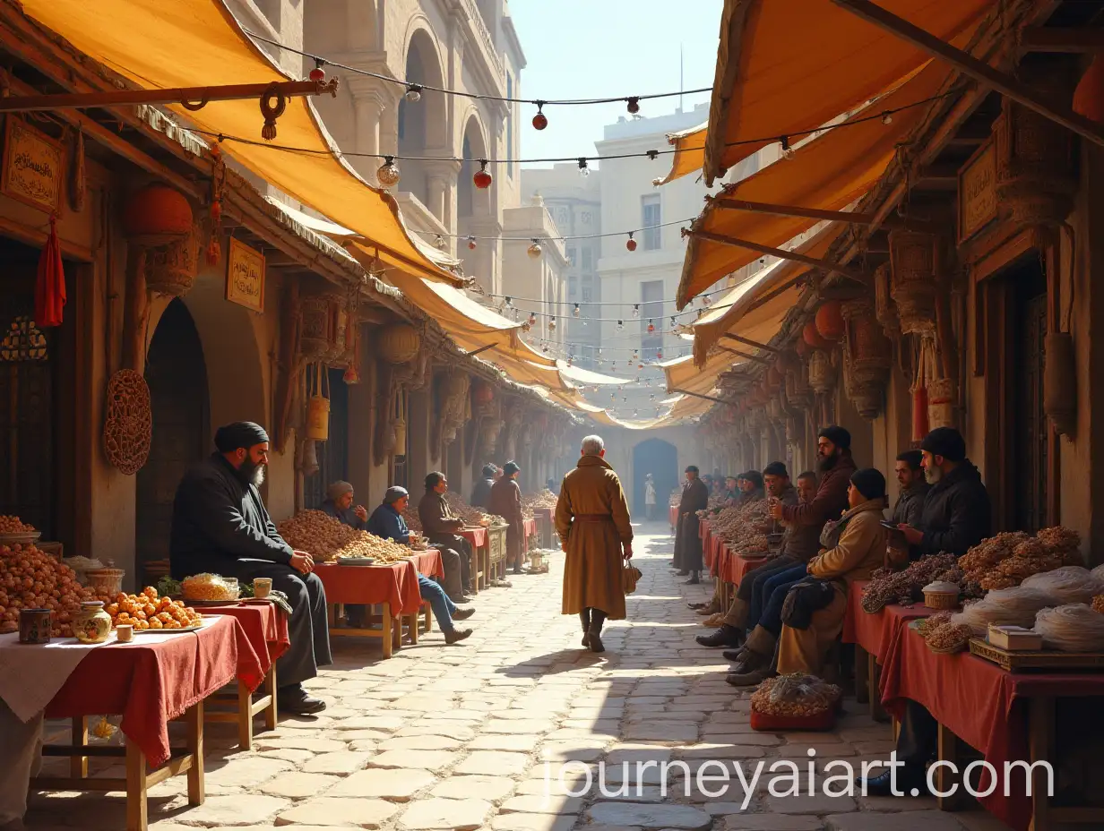 Ancient-Persian-Market-with-Vendors-Selling-Various-Wares