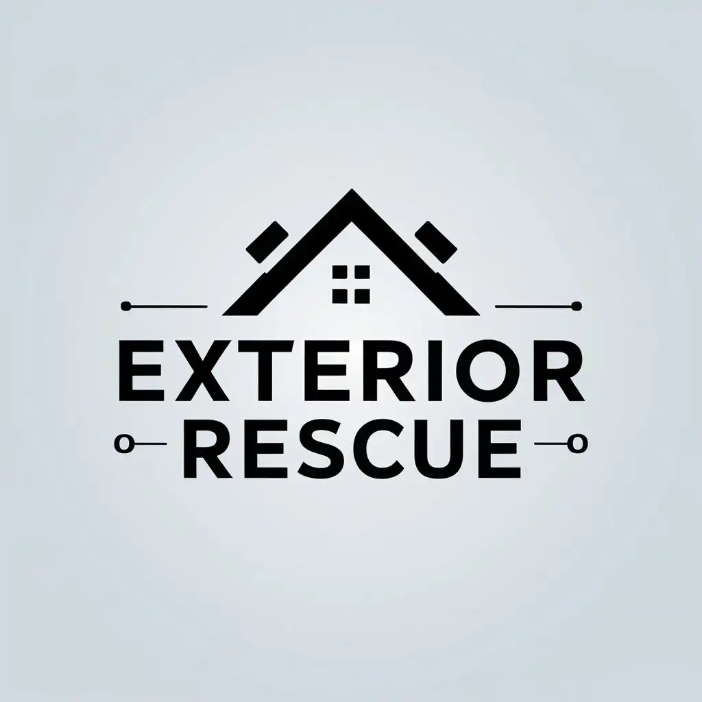 LOGO Design For Exterior Rescue Innovative Construction Remodeling Theme