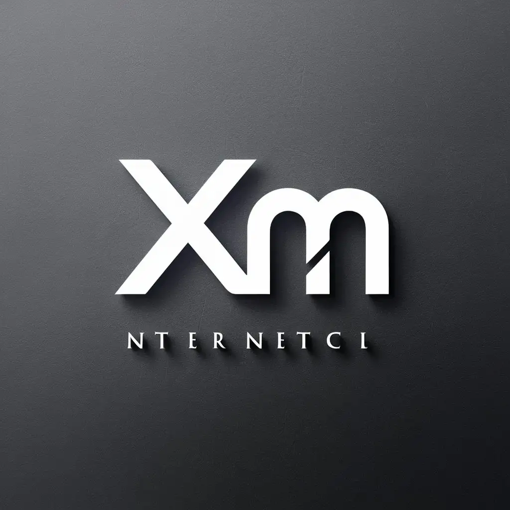 LOGO-Design-for-XM-Minimalistic-Vector-Logo-for-Internet-Industry