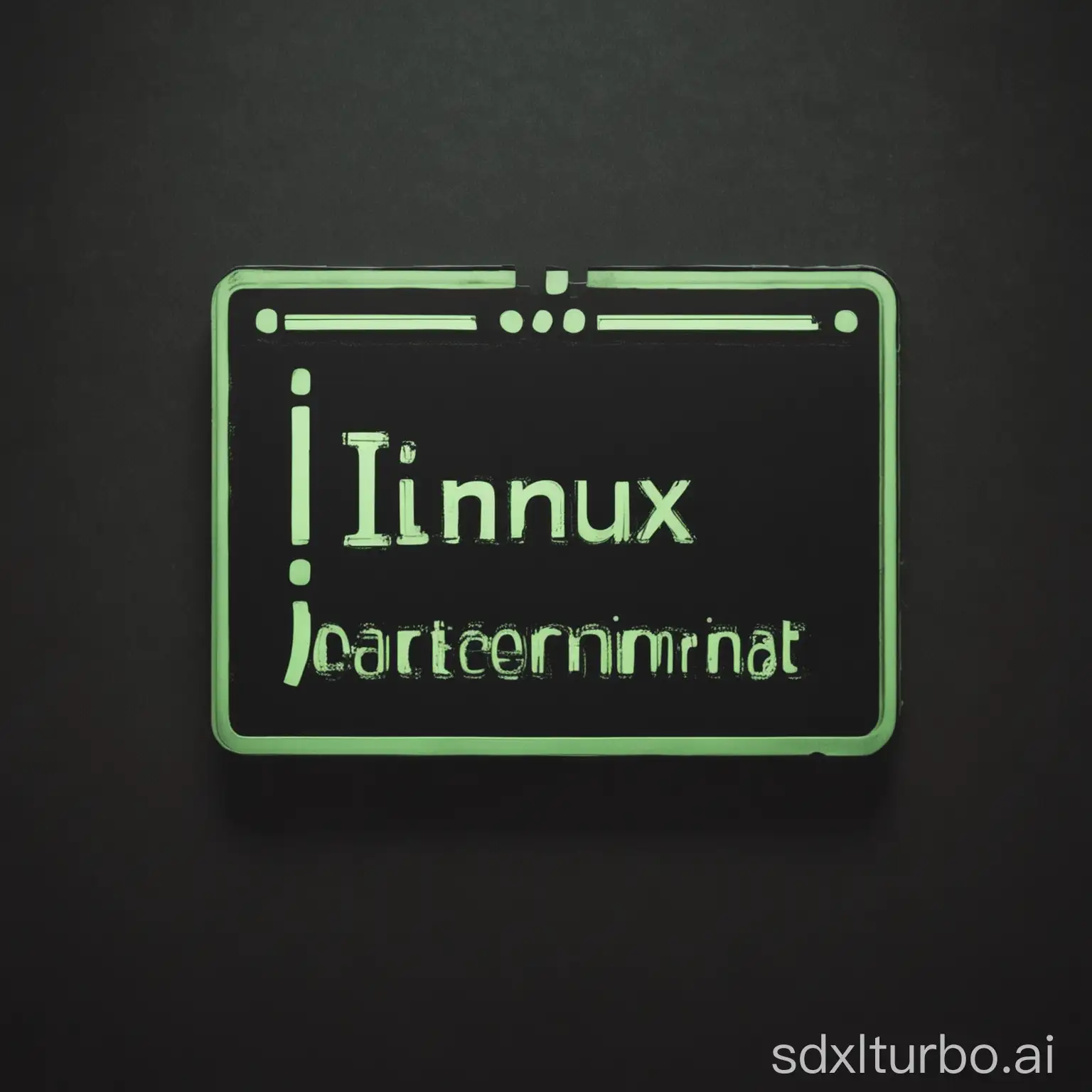 linux terminal prompt logo