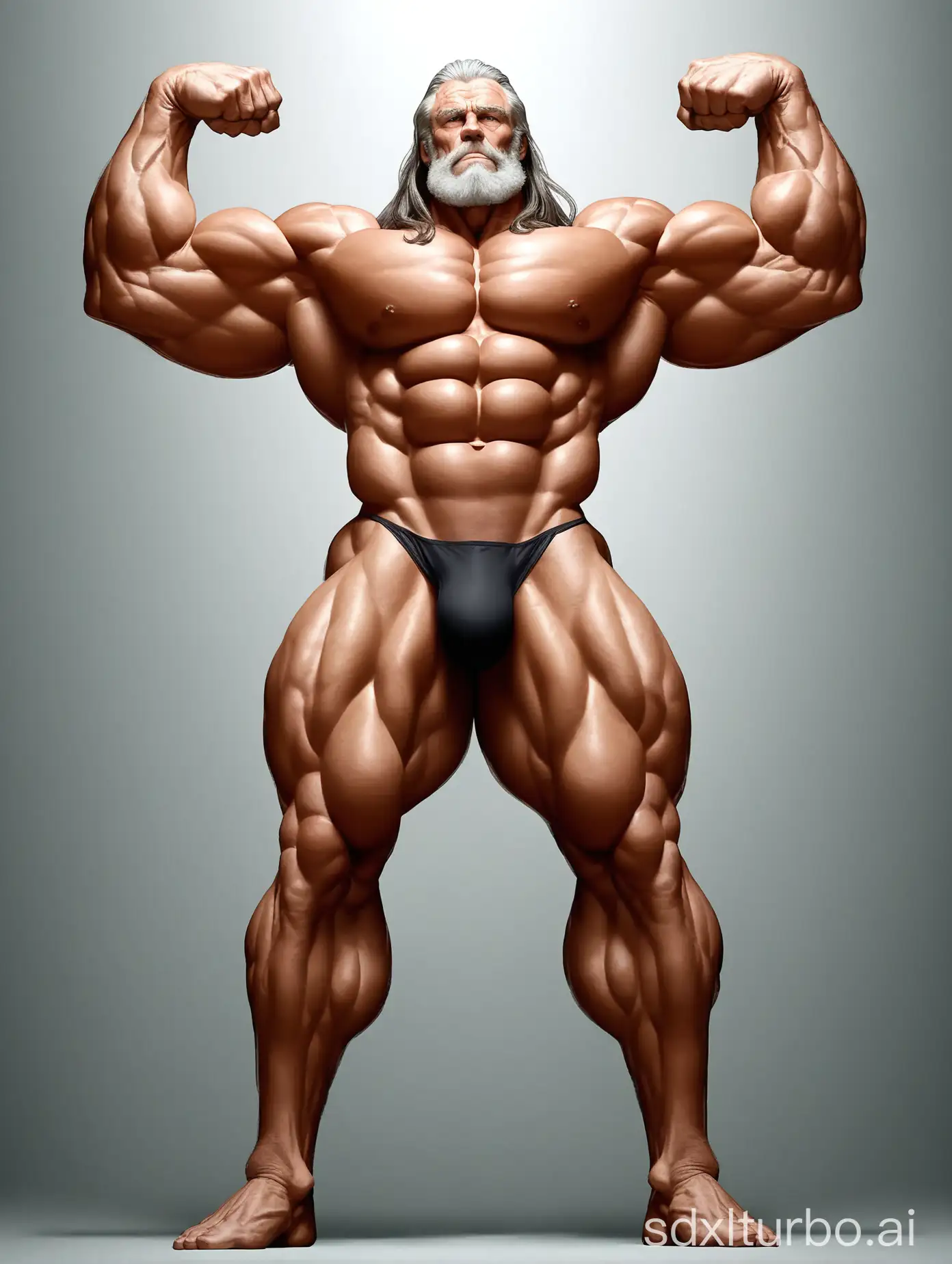 Imposing-Elderly-Giant-Displaying-Incredible-Physique