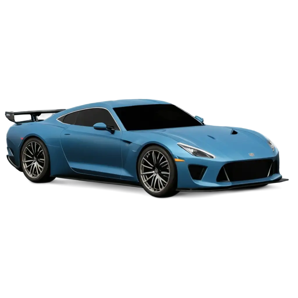 Luxury-Blue-Car-PNG-Design-HighQuality-Anime-Artwork-for-Digital-Use