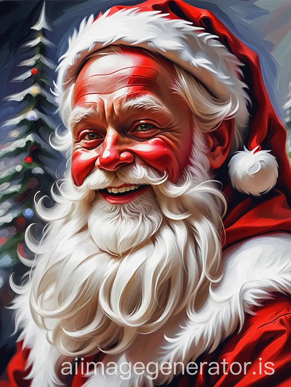 Happy-Nordic-Santa-Claus-in-Impressionist-Oil-Painting-Style