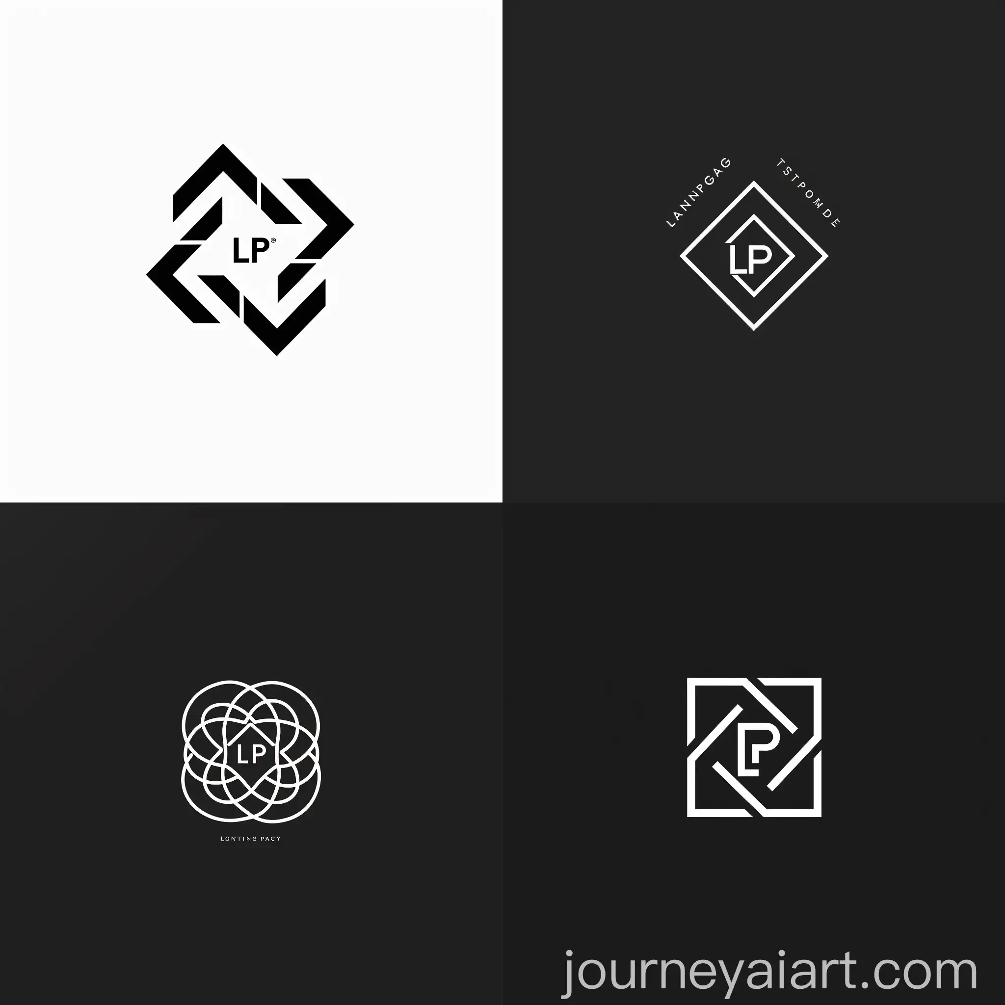 Minimal-Logo-Design-for-LandingPage-Studios-with-Intertwined-Initials-LPS