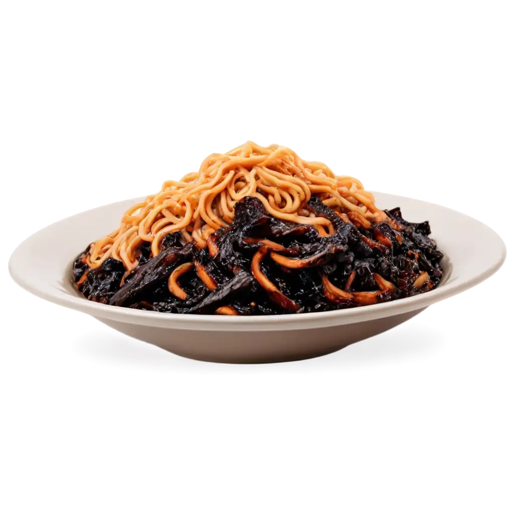 Burned-Noodle-Portion-PNG-Image-Artistic-Representation-of-Culinary-Mishap