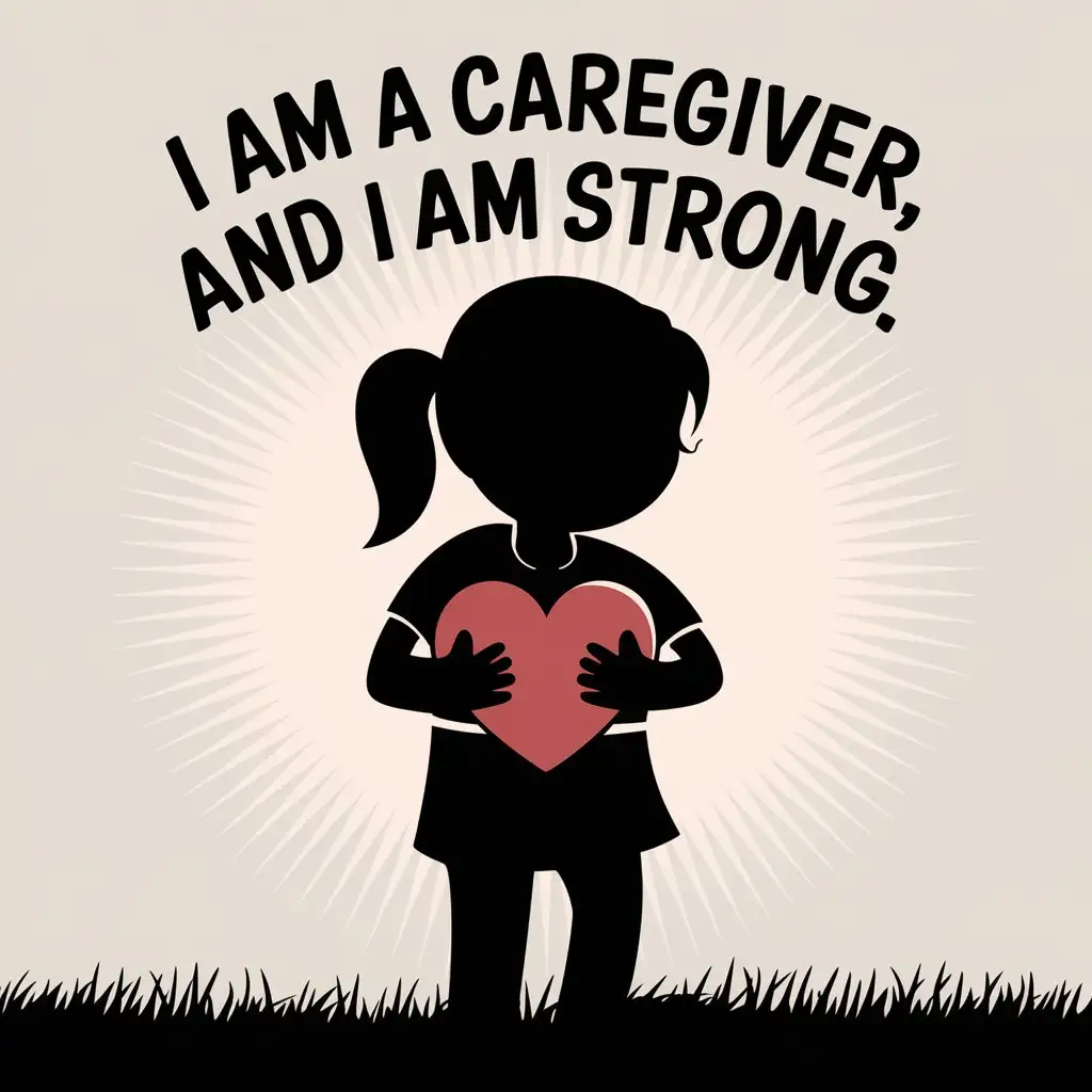 Empowered Caregiver Showcasing Strength and Compassion