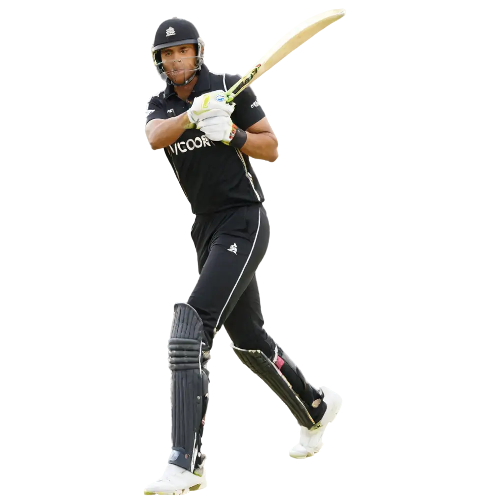 Cricketer-with-Bat-in-Black-PNG-Image-for-HighQuality-Sports-Graphics