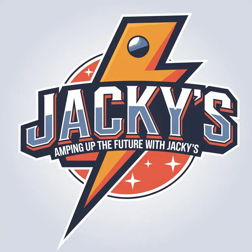 LOGO Design for Jackys Futuristic Amping Up the Future Theme