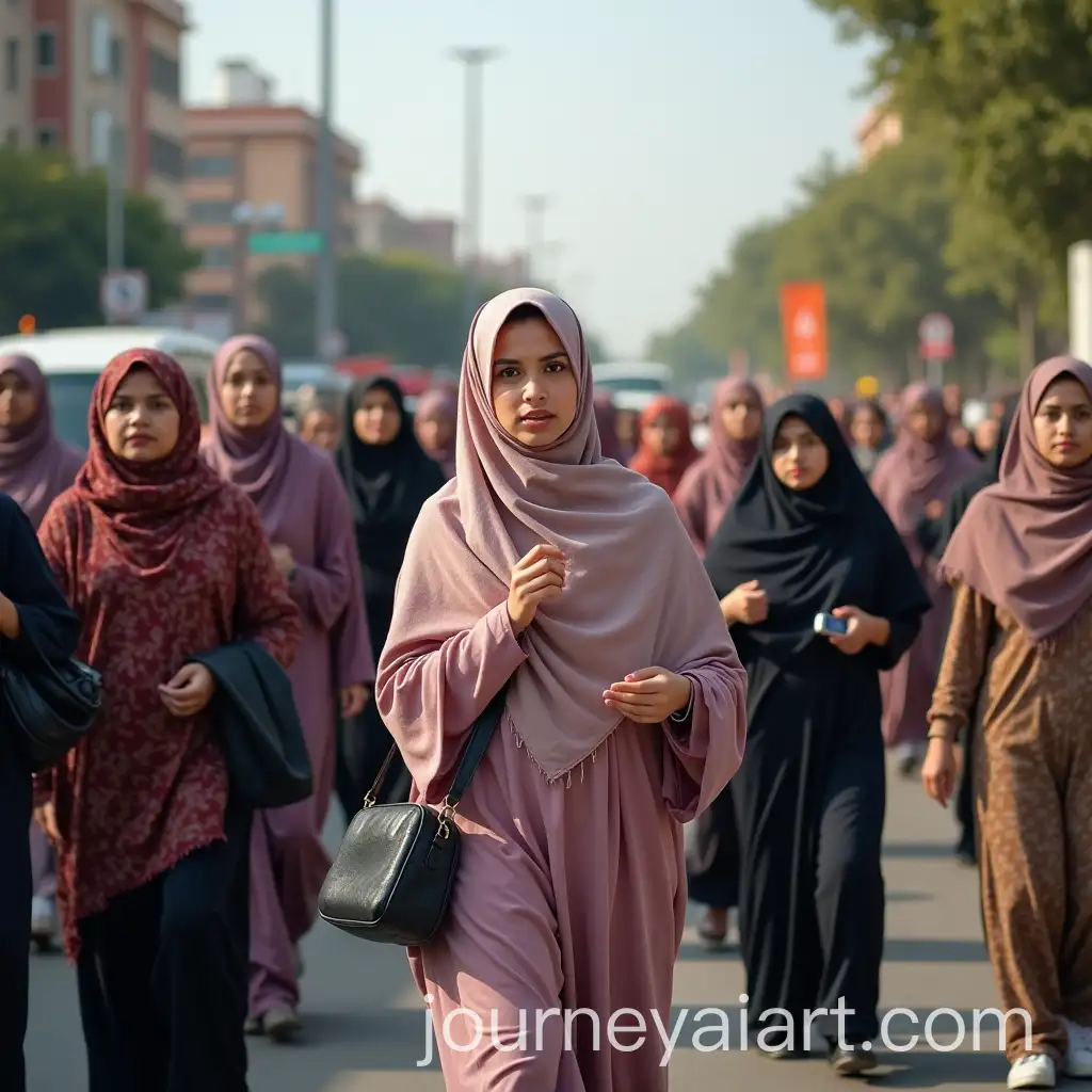 Pakistani-Female-Students-Protesting-for-Educational-Rights