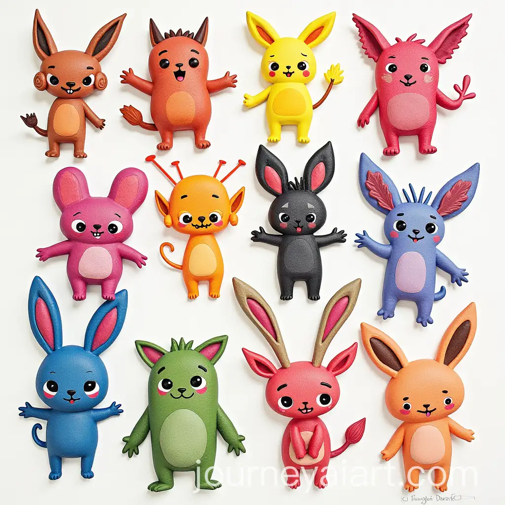 Colorful-Wax-Crayon-Style-Drawings
