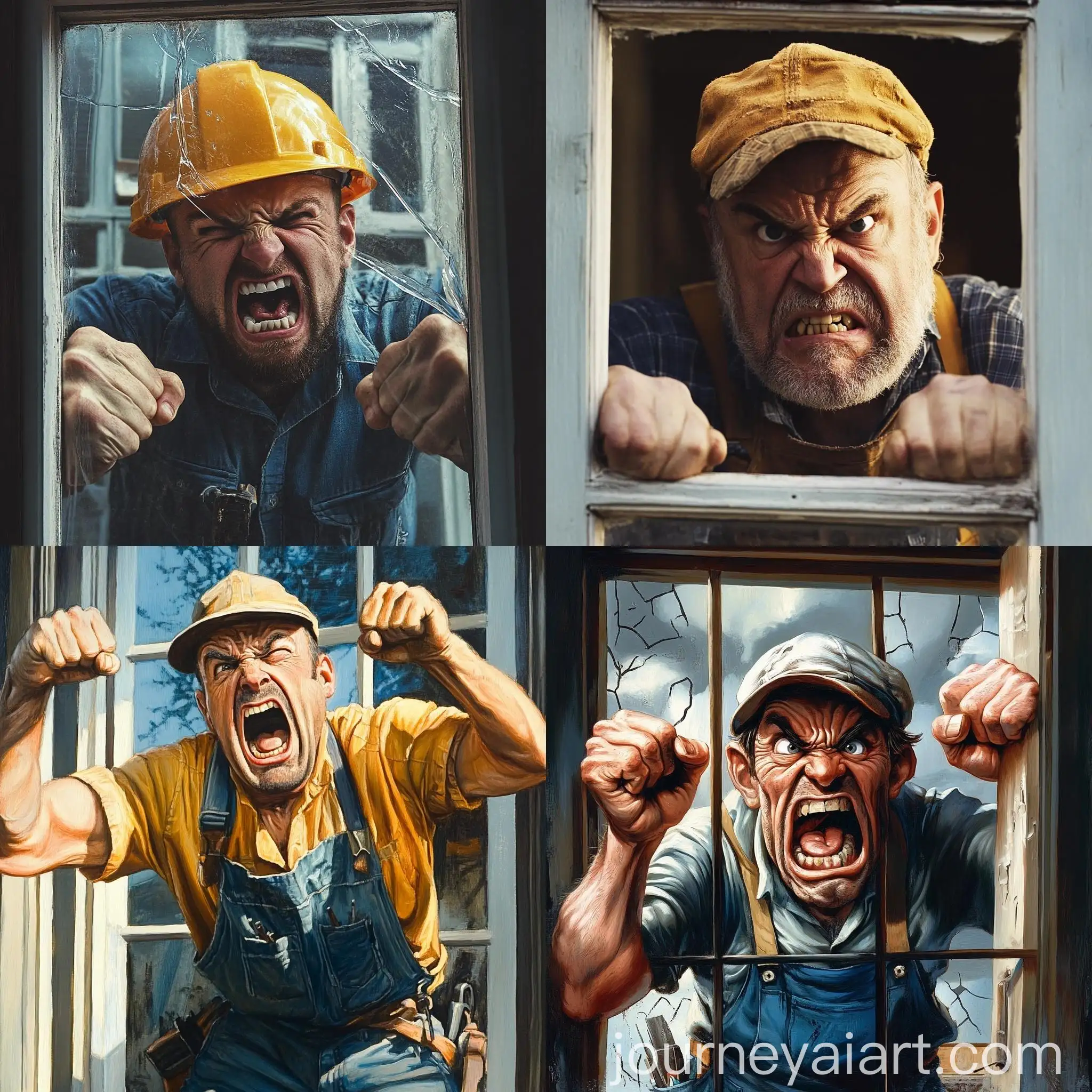 Angry-Window-Installer-at-Work
