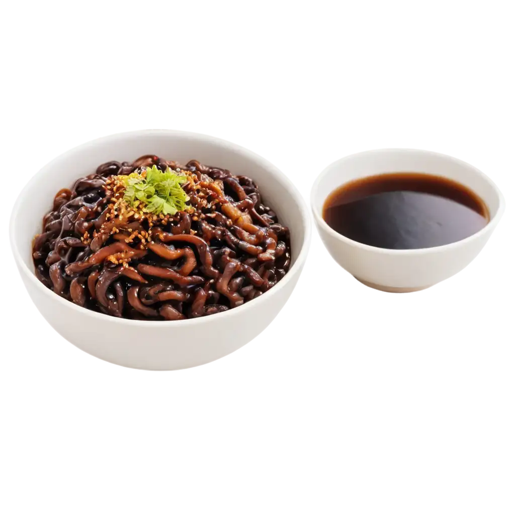 a bowl of Jajangmyeon