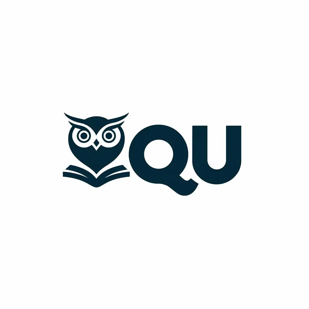 LOGO Design For OQU Wise Owl Symbol in Vector Art for Education Industry