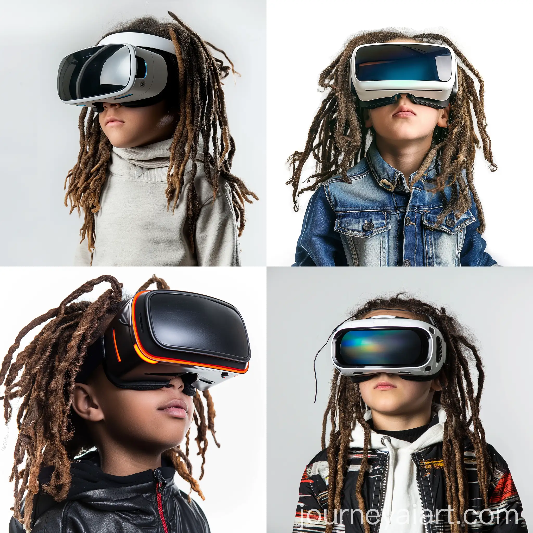 Child-with-Virtual-Reality-Goggles-on-White-Background