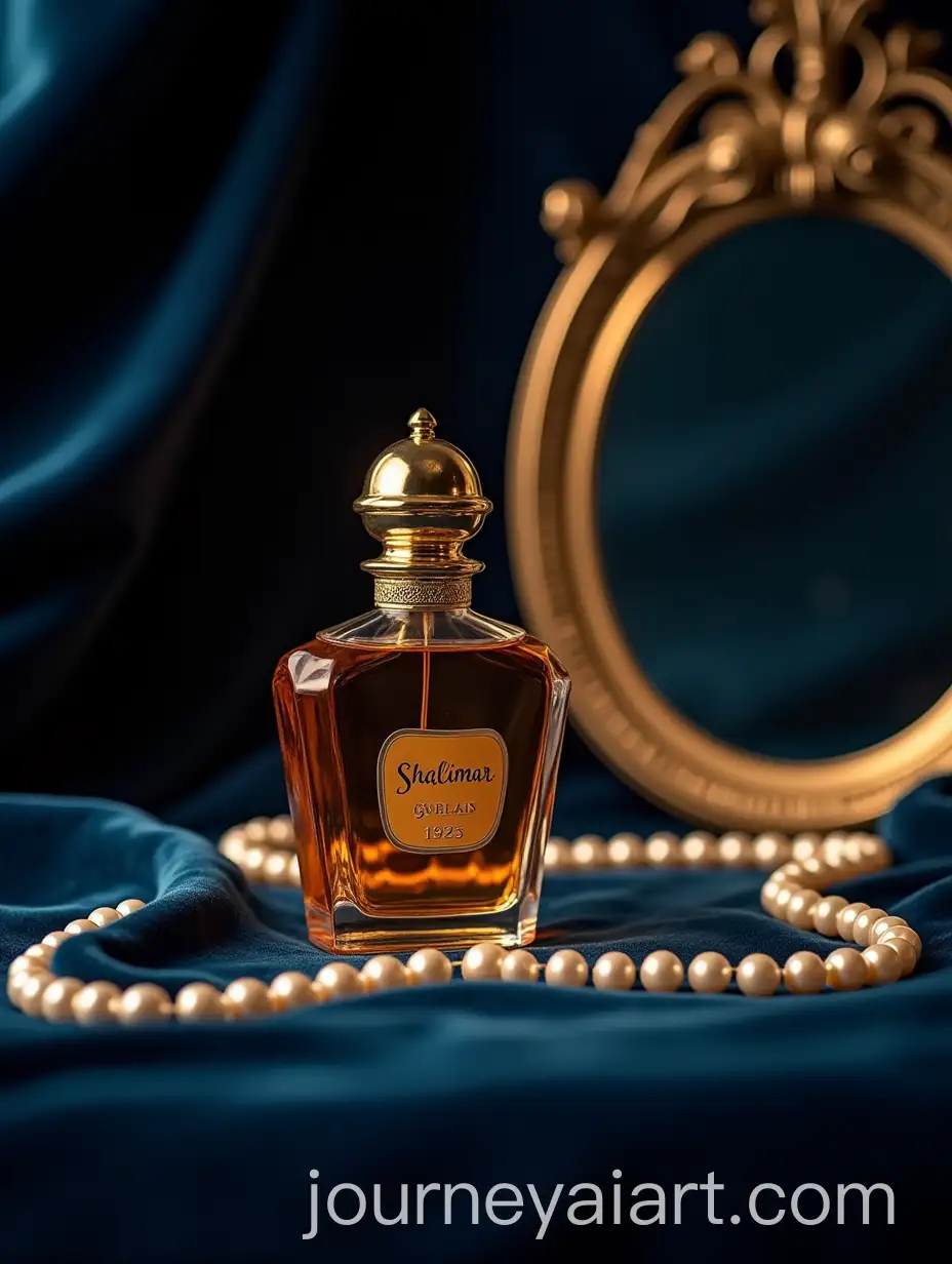 AI-Image-Prompt-ExpansionVintage-Shalimar-Perfume-Bottle-in-Luxurious-Still-Life-with-Pearls-and-Antique-Mirror