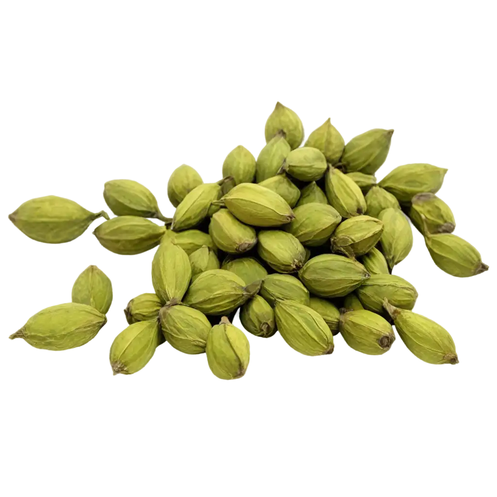 HighQuality-PNG-Image-of-a-Bunch-of-Cardamom-for-Culinary-and-Design-Applications