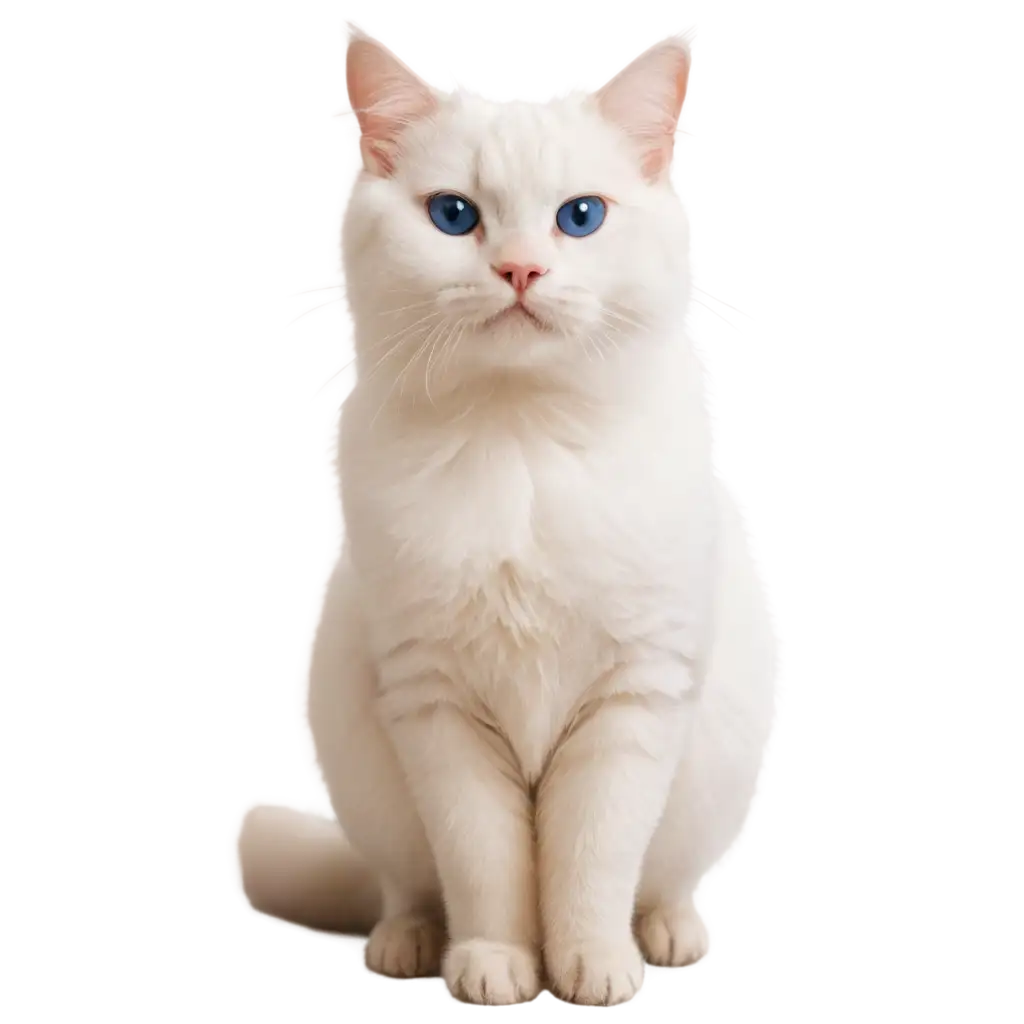 Adorable-PNG-Image-of-a-Cute-White-Cat-Enhance-Your-Content-with-HighQuality-Visuals