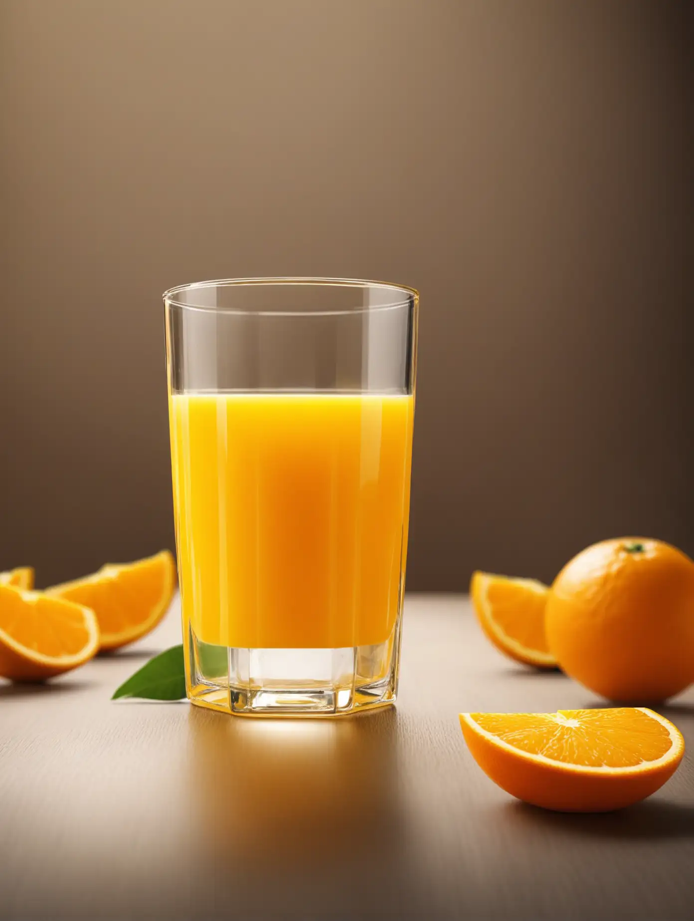 Orange juice in glass