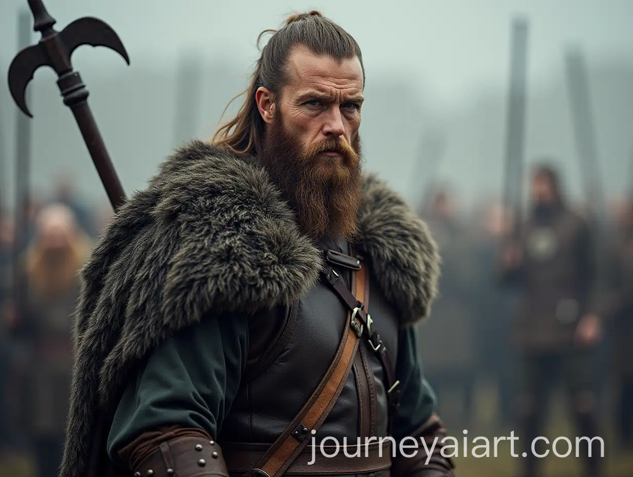 Viking-Warrior-Standing-Tall-in-Battle-Gear