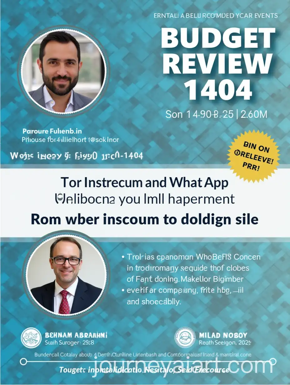 AI-Image-Prompt-ExpansionLive-Instagram-and-WhatsApp-Event-Poster-for-Budget-Review-1404-with-Dr-Behnam-Abrahimi-and-Mr-Milad-Noboy