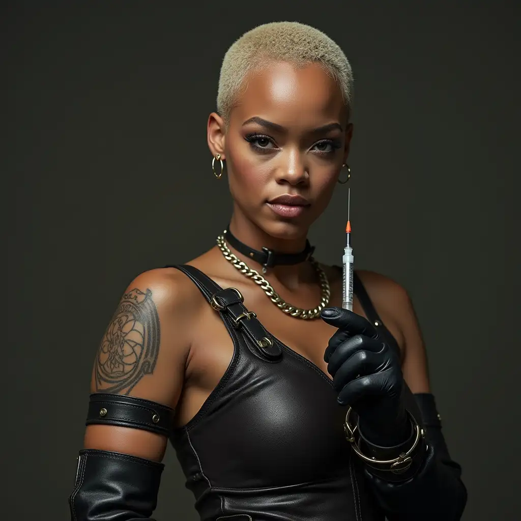 Rihanna-with-Leather-Straps-and-Nurse-Injection-Scene